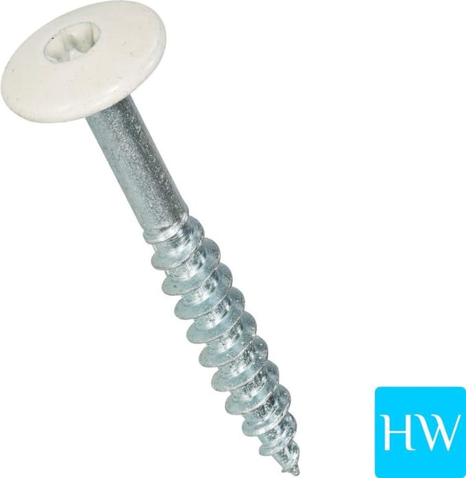 Schroef voor Trespa - wit rvs - 4.8 x 38 mm (10 stuks)