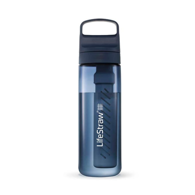 LifeStraw Go 2.0 Water Filter Bottle - 650 ml - Aegean Sea Blue