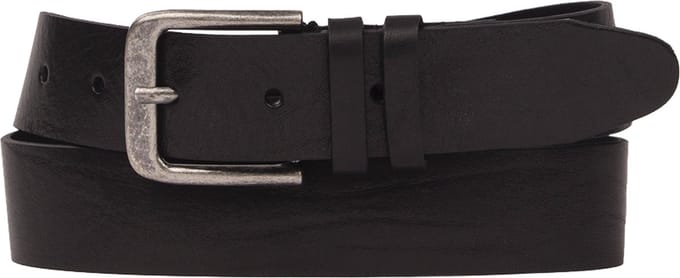 Presly & Sun Heren - Leren riem - Zwart - 95cm