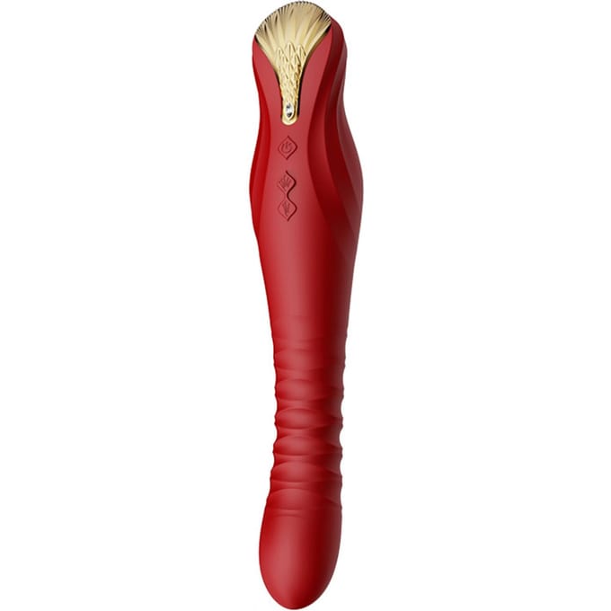 Zalo - King - Stotende Vibrator - Met Powerthrust Technologie - Rood