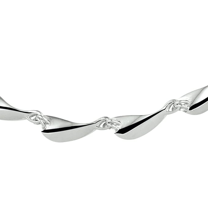 Collier Choker Poli/mat 9,5 Mm 42 Cm