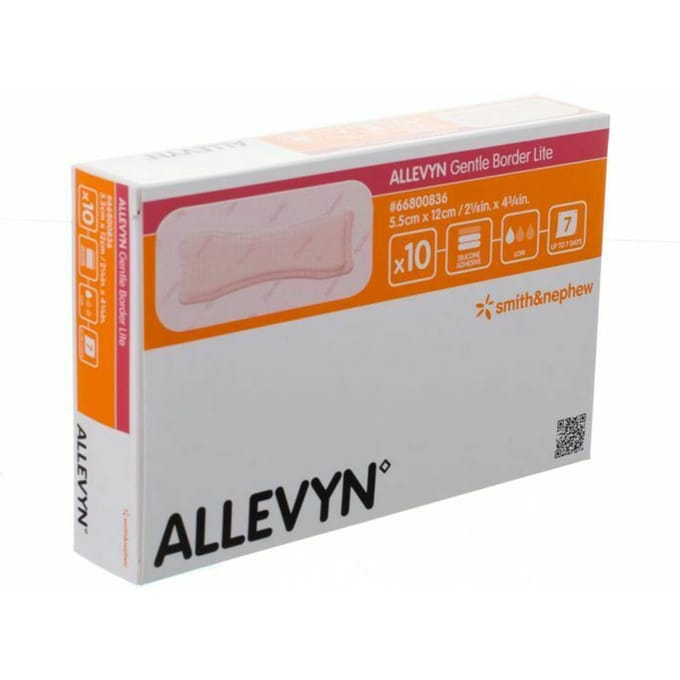 Allevyn Gentle Border Lite 5,5x12,0cm 10 66800836