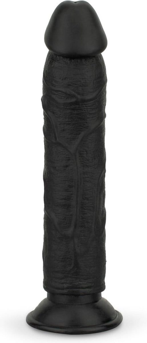 Dildo zonder ballen 17,5 cm - Zwart