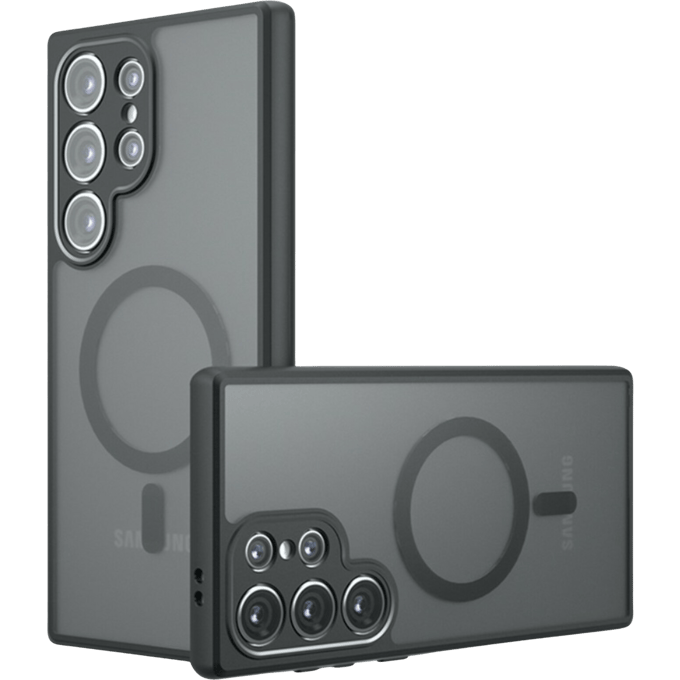Mocaa Sasmung Galaxy S24 Ultra Slim Anti-Shock Magsafe Hoesje Transparant