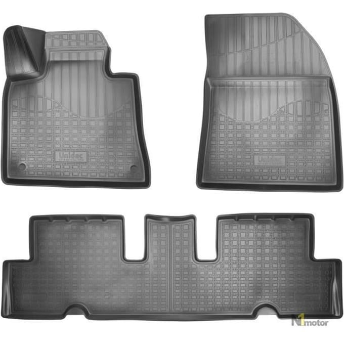 NORM Matten | 3D Rubberen Vloermatten Compatibel Met Citroen C4 Grand Picasso vanaf 2014 zwart