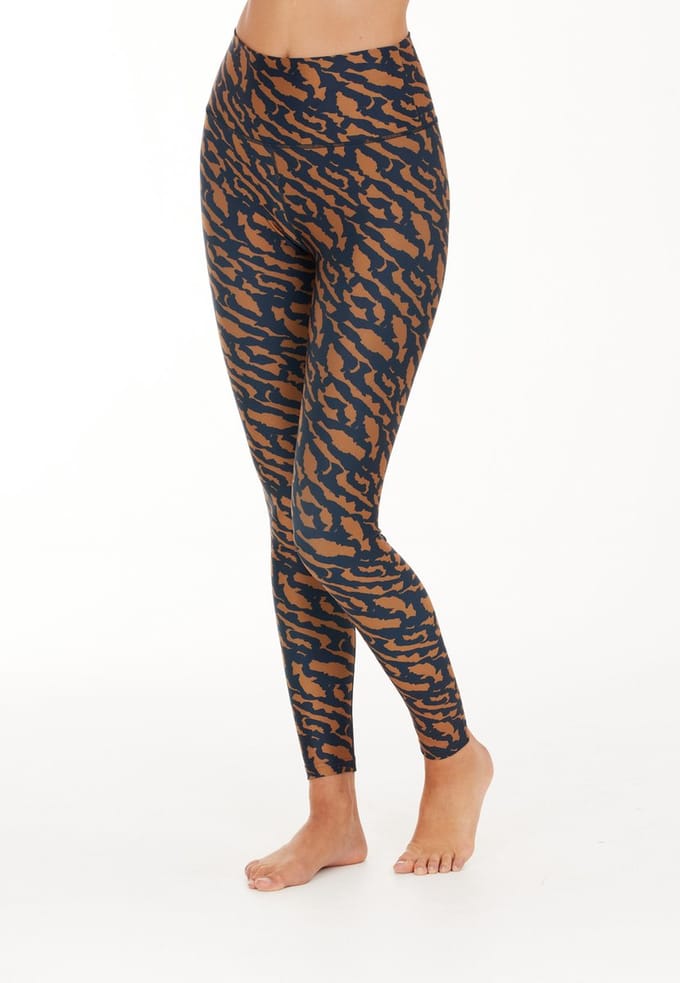 ATHLECIA - windia w printed tights - Lange trainingslegging dames - Meerkleurig