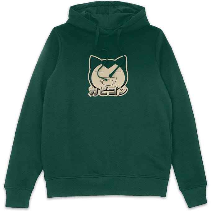 Pokémon Snorlax Snoozy By Nature Hoodie - Green - M