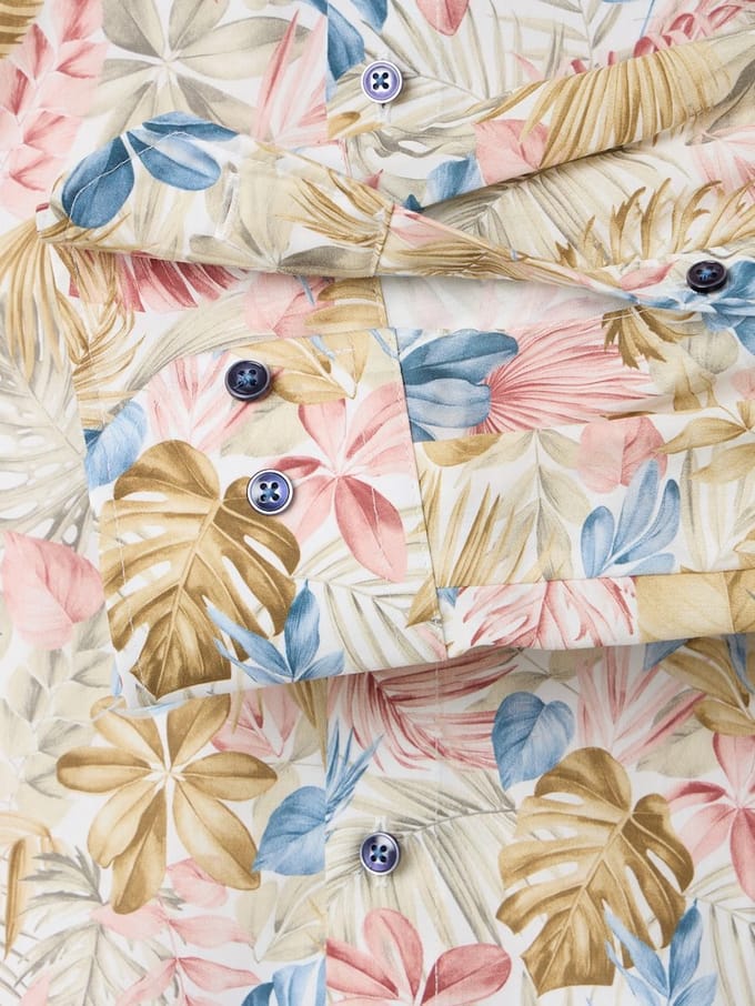 Venti Overhemd Met Print Kent Boord Modern Fit 154410700-400 - M