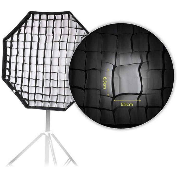 Fotografisch honingraatraster voor 120cm 47 achthoekige paraplu softbox studio flitser paraplu softbox gray