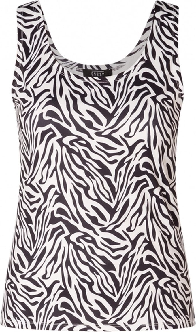 ES&SY Umaiza T-shirt - Off White/Black - maat 38