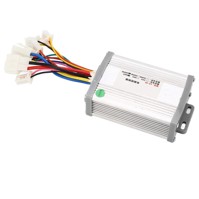 48V 800W Snelheidsmotorcontroller en Gaspedaal met Sleutelslot voor Elektrische Fiets Scooter white