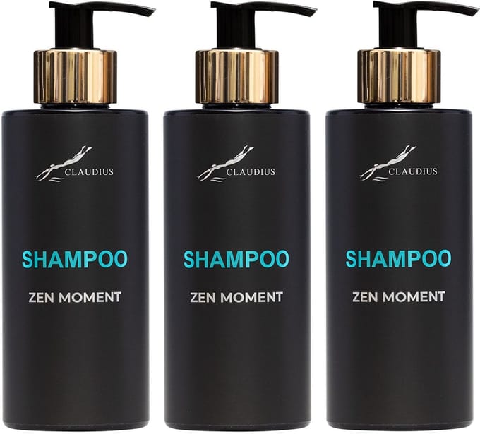 Shampoo Zen Moment 300 ml - gouden pomp - 3 stuks