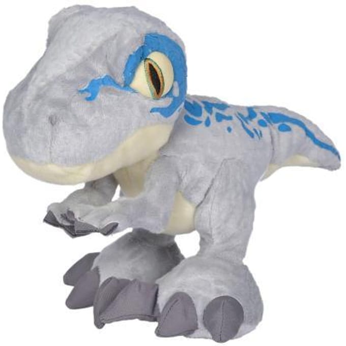 Universal - Jurassic World Blue - Dinosaurus - 46 cm - Pluche - Grijs - Alle Leeftijden -  Knuffel