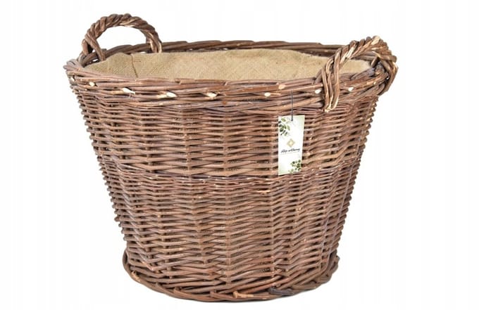 Wikkelen mand voor tuin: bladeren, hout, 50cm, jute voering, sterk