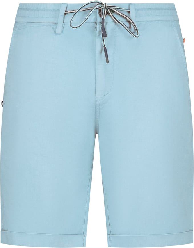NZA - Lichtblauwe linnen chino shorts