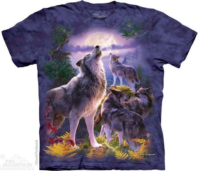 T-shirt Wolfpack Moon M