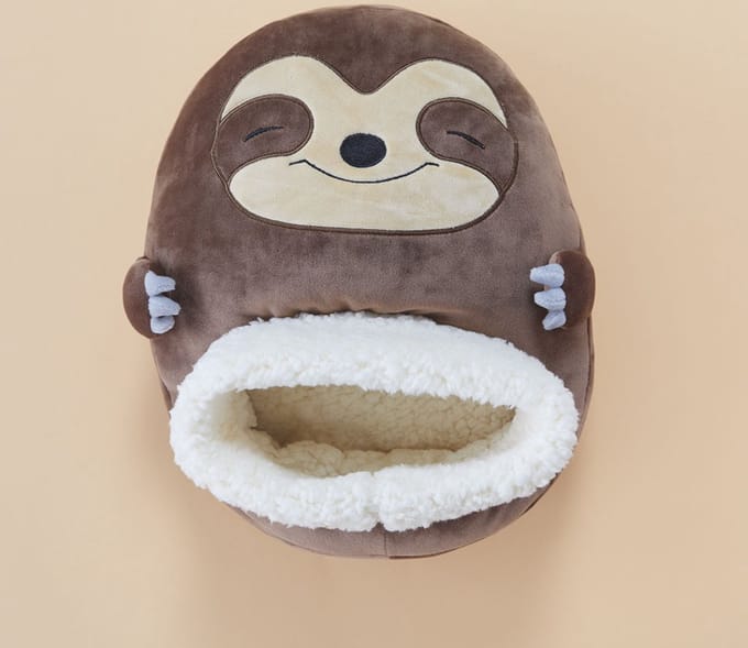Balvi Voetenwarmer Luiaard Bruin Superzacht One Size