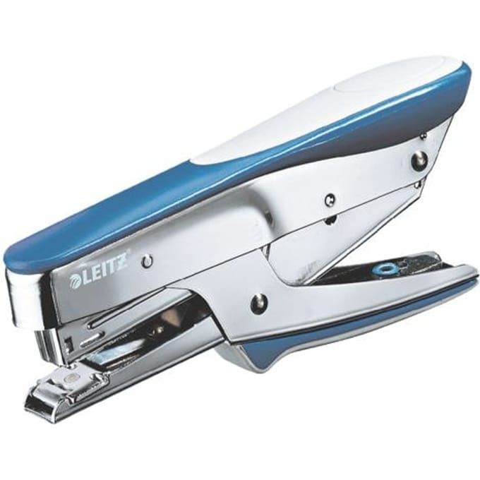 Leitz stapling pliers - 15 sheets - plastic metal - metallic blue