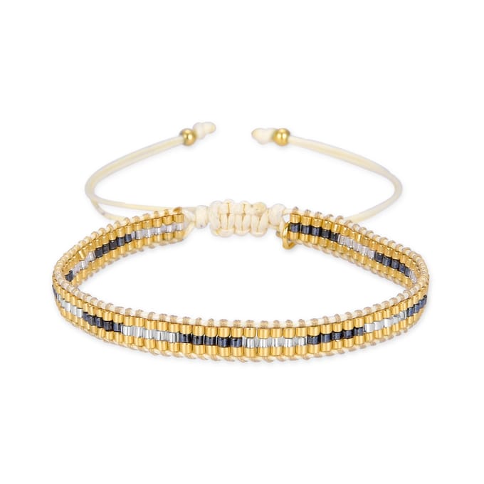 Luxenter Multicolour Crystal Armband afgewerkt in 18K geel goud - Emeri
