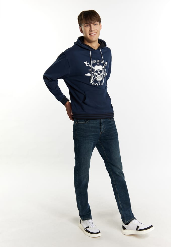 Mo Hoodie Heren marine