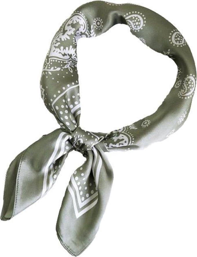 Paisley Bandana / Zakdoek Mintgroen | Polyester - Satijnlook | 70 x 70 cm