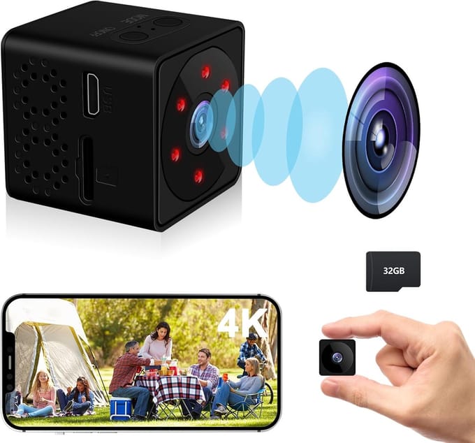 Mini Camera voor Binnen en Buiten - Compacte Beveiligingscamera