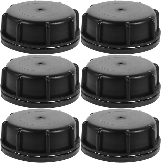 Stackable Emmerdeksel met Drop Design - Grote Draad Coarse Gasdop voor Lekvrije Plastic Vaten van 6 cm