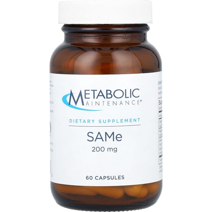 Entretien Métabolique, SAMe, 200 mg, 60 gélules