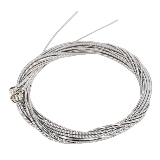 4 Pièces Cordes de Guitare à Boule Acier Cordes de Basse Accessoire d'Instrument pour Remplacement gray