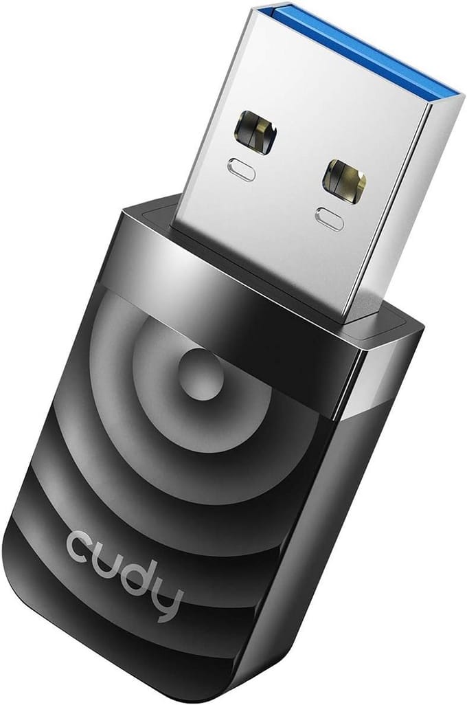 Snelle Dual Band WiFi USB Adapter 1300Mbps voor PC en Laptop met USB 3.0