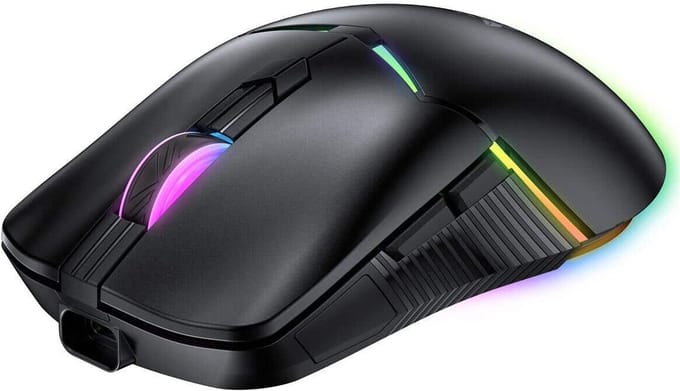E-Lektron CW928 - Draadloze gamingmuis - RGB-verlichting - Met antislip oppervlak