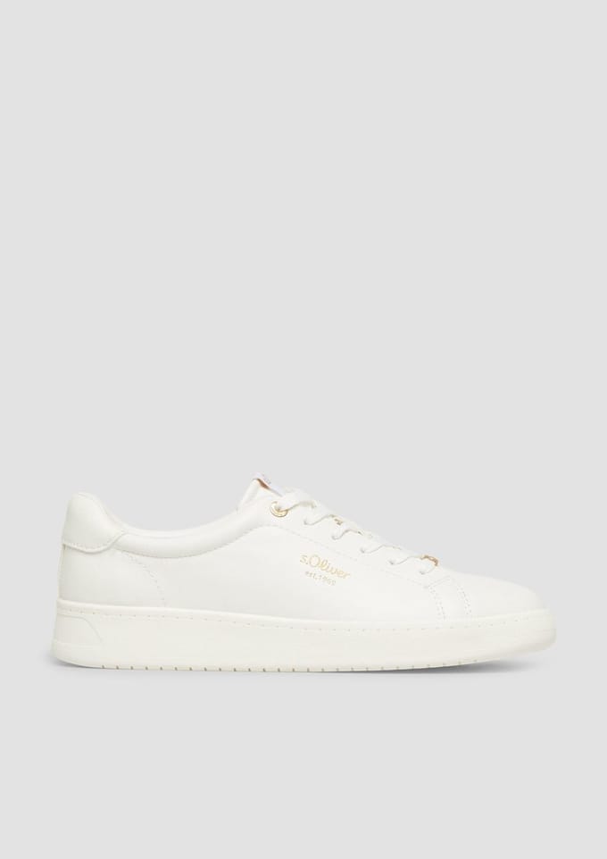s.Oliver - female - Trainers met plateauzool en leo-detail
