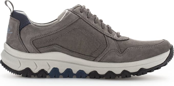 Pius Gabor rollingsoft sensitive 8005.11.02 - heren rollende wandelsneaker - grijs - maat 42.5 (EU) 8.5 (UK)