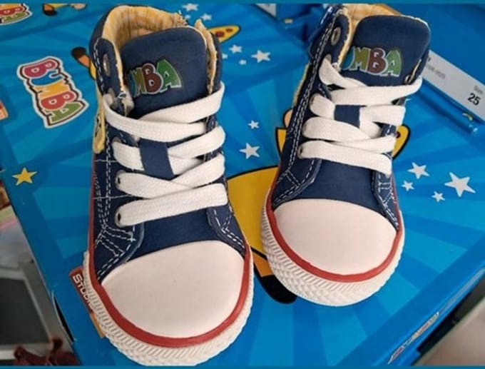 Bumba kinderschoen met rits en veter maat 23