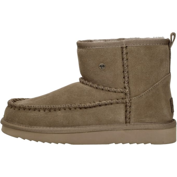 Warmbat Wallaby Suede boot Stitch Dames Laarzen - Mud