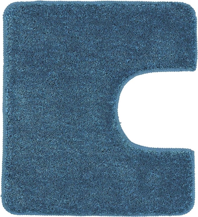 Antislip Voetstukmat 55x50 cm - IJsblauw - Polyester