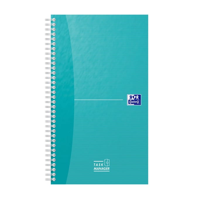 Task manager oxford 141x246 mm 115vel aqua | 5 stuks