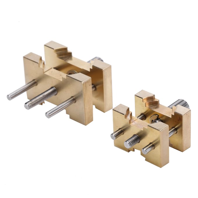 Horloge Uurwerk Houder Vaste Basis Professioneel Koperen Horloge Reparatie Gereedschap Accessoire beige