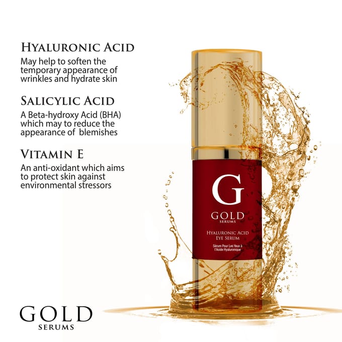 Gold Serums Anti-aging geavanceerd hyaluronzuur oogserum 15 ml