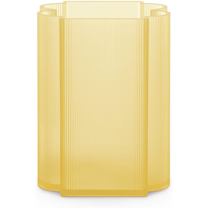 Kartell Okra vaas - geel - laag