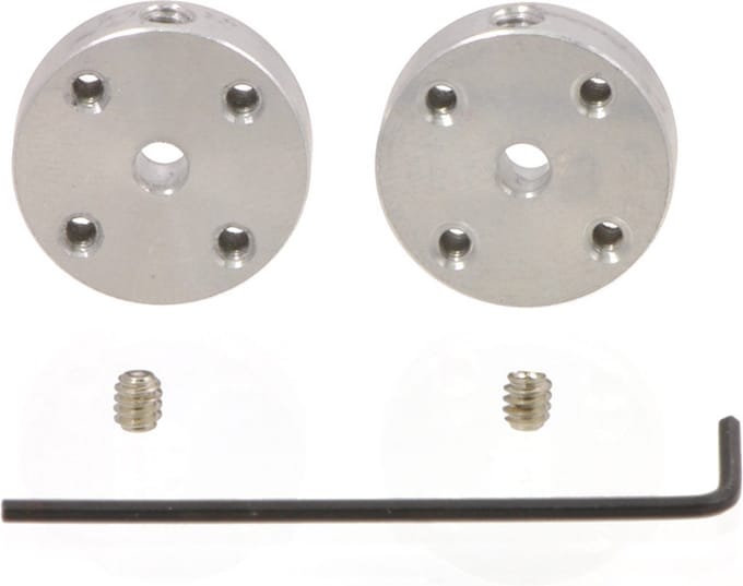 Aluminum Mounting 3mm Shaft, (2-Pack) Pololu 1996