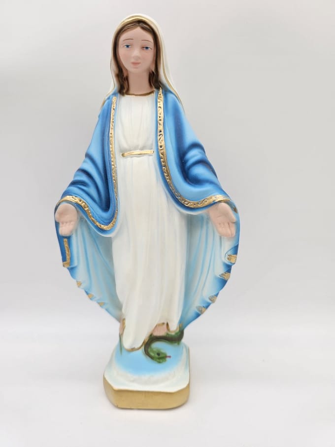 Maria Wonderbare - gips beeld 22 cm