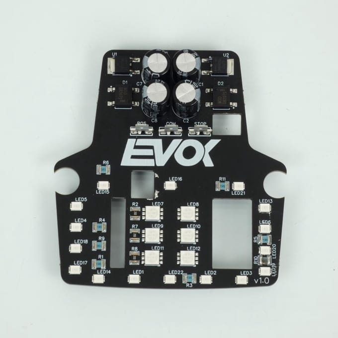 Feu arrière EVOK pour Auto LED 12V / VMA1T / VMA2T Neuf