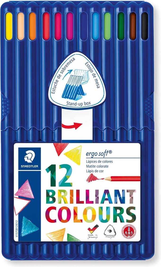 Kleurpotloden staedtler ergosoft 3kantig | 10 stuks