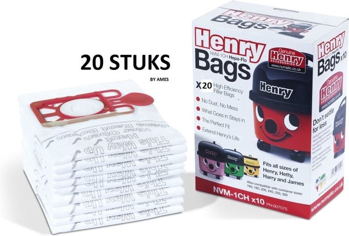 Numatic - Stofzuigzakken - Stofzuigerzakken - 20 stuks