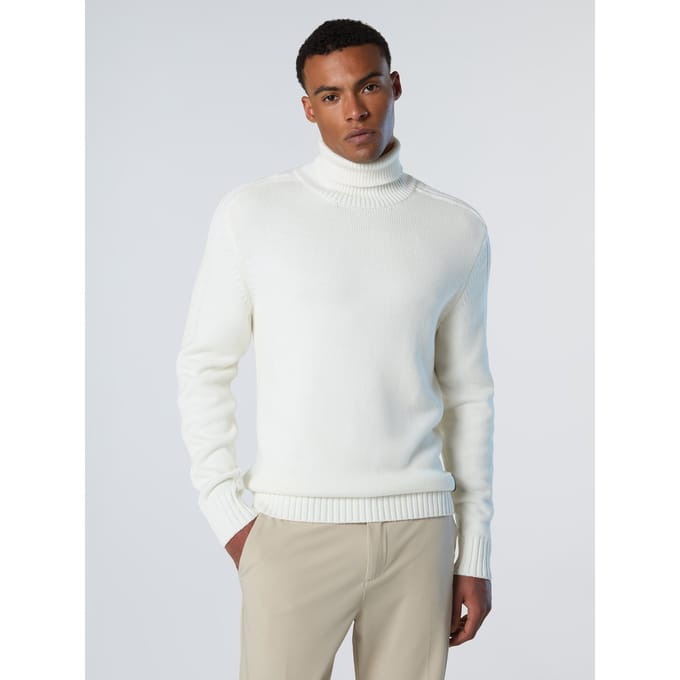 North Sails Trui Coltrui met ribbels