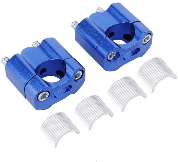 Dailygoods - Motorfietsstuur Riser Mount Clamp Adapter 22 mm / 28 mm Aluminium