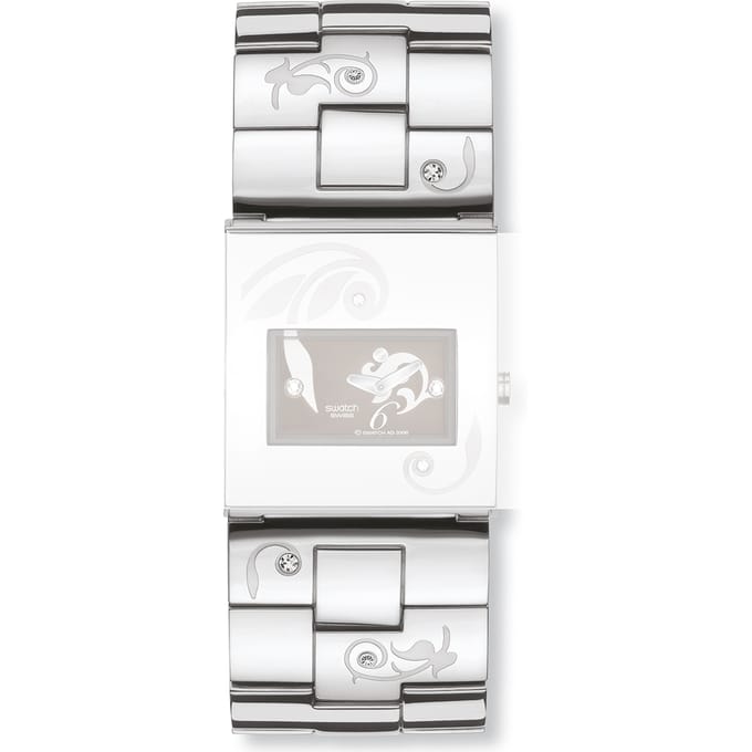 Swatch Irony - Lady Square - YU AYUS103G YUS103G Dark Attitude Horlogeband