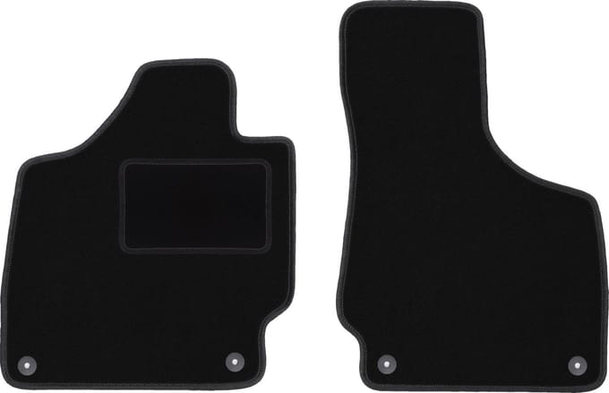 Zwarte veloursmatten voor: Audi TT II 8J cabrio, roadster, coupé (2006-2014)