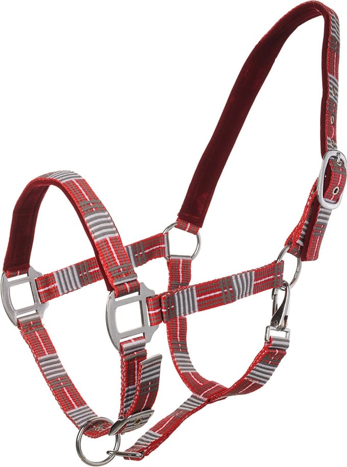 MHS Halster Check Rood Full